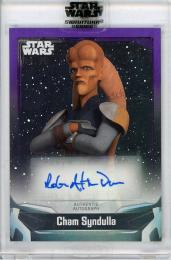 2021 TOPPS Star Wars Signature Series Robin Atkin Downes as Cham Syndulla Autographs Purple #ARD【42/99】 star wars