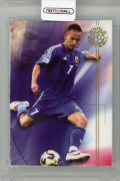 2006 FUTERA UNIQUE World Football Hidetoshi Nakata Jersey Card #13【011 of 175】《全体的にダメージあり》 JAPAN