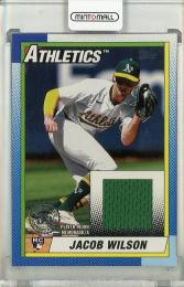 2025 Topps Series 2 Jacob Wilson 1990 Topps Baseball Relics Athletics