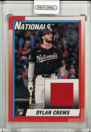 2025 Topps Series 2 Dylan Crews 1990 Topps Baseball Relics Washington Nationals