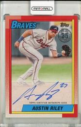 2025 Topps Series 2 Austin Riley 1990 Topps Baseball Autographs Atlanta Braves