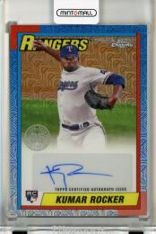 2025 Topps Series 2 Kumar Rocker 90 Topps Silver Pack Chrome Autographs RC #90CA2KR