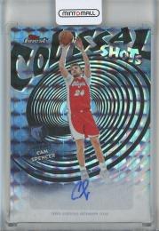 2025-26 Topps Finest Cam Spencer Colossal Shots Autographs Geometric Refractors #CSCS Memphis Grizzlies