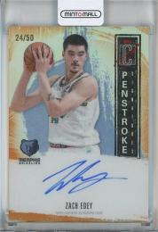 2025-26 Topps Signature Class Zach Edey Penstroke Signatures Orange #PSZE【24/50】 Memphis Grizzlies