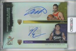2025-26 Topps Signature Class Nique Clifford/Asa Newell Dual Autographs #DAAN【7/25】 Atlanta Hawks/Sacramento Kings