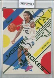 2024-25 Panini Court Kings Ja Morant Modern Strokes Jade #7【31/49】 Memphis Grizzlies