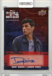 2022 UPPER DECK The Falcon and the Winter Soldier  Danny Ramirez as Joaquin Torres Autographs #ADR marvel