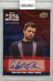 2022 UPPER DECK The Falcon and the Winter Soldier  Sebastian Stan as Bucky Barnes Autographs #AST marvel
