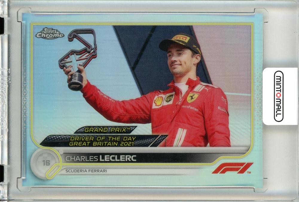 CHARLES LECLERC SIGNED F1 TOPPS FLAGSHIP RELIC 2022 TRADING