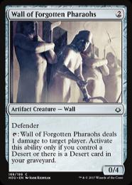 【HOU】【ENG】【Foil】《忘れられた王族の壁/Wall of Forgotten Pharaohs》