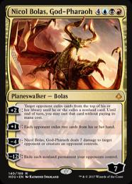 【HOU】【ENG】《王神、ニコル・ボーラス/Nicol Bolas, God-Pharaoh》