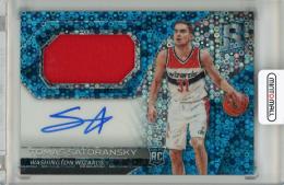 2016-17 PANINI Spectra Tomas Satoransky Rookie Jersey Autograph Neon Blue 99枚限定 /29