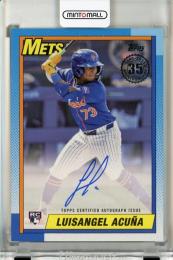 2025 Topps Series 2 Luisangel Acuna 90 Topps Autographs RC #90ALAC
