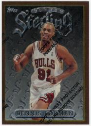 1996-97 Finest #5 Dennis Rodman B