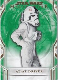 2018 Topps Star Wars Masterwork  AT-AT Driver Base Green(パラレル版) 04/99