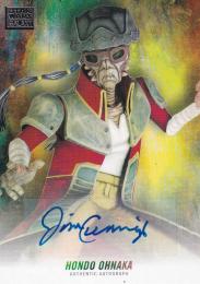2018 Topps Star Wars Galaxy  Jim Cummings as Hondo Ohnaka Autographs