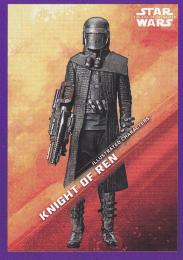 2019 Topps Star Wars The Rise of Skywalker Series 1  Knight of Ren Illustrated Characters Purple(パラレル版) 060/199