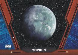 2020 Topps Star Wars Holocron  Yavin 4 Charting the Galaxy Orange(パラレル版) 75/99