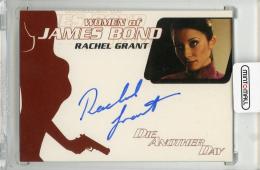 2003 RITTENHOUSE Women of James Bond Rachel Grant as Peaceful Fountains of Desire In Motion Autograph #WA24 moovie