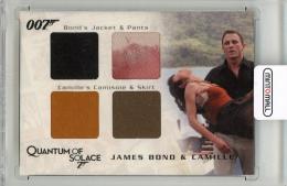 2009 RITTENHOUSE James Bond Archives kara Milovy Relics #QC27 Jkt/Pnts/Cmsl/Skrt【241/425】 moovie