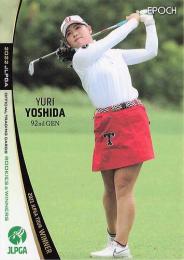 2022 エポック JLPGA 日本女子ゴルフ協会 オフィシャルトレーディングカード ROOKIES & WINNERS #08 吉田優利 レギュラーカード