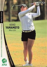 2022 エポック JLPGA 日本女子ゴルフ協会 オフィシャルトレーディングカード ROOKIES & WINNERS #25 山本景子レギュラーカード