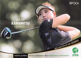 2022 エポック JLPGA 日本女子ゴルフ協会 オフィシャルトレーディングカード ROOKIES & WINNERS #26 川満陽香理 レギュラーカード