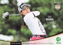 2022 エポック JLPGA 日本女子ゴルフ協会 オフィシャルトレーディングカード ROOKIES & WINNERS #38 小倉彩愛 レギュラーカード RC