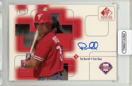 1999 Upper Deck SP Signature Edition Pat Burrell Autographs Philadelphia Phillies