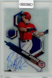 2018 Topps Bowman High Tek Brent Rooker Prospect Autographs Minnesota Twins