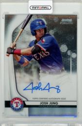 2020 Topps Bowman Sterling Josh Jung Autographs Texas Rangers