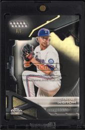 2026 Topps Chrome Black #107 Jacob DeGrom Superfractor【1/1】 (MSV#2393)