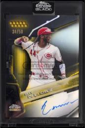 2026 Topps Chrome Black #CBA-ED Elly De La Cruz Gold Refractor【34/50】 (MSV#2395)