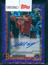 2025 TOPPS Chrome Update Marcelo Mayer Rookie Autograph Purple Speckle Refractor【23/299】 Boston Red Sox