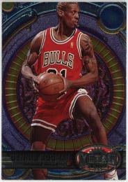 1997-98 Metal Universe #107 Dennis Rodman