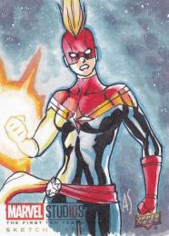 2019 Upper Deck Marvel Studios First Ten Years  Andy Sparke Sketch(1of1!) 1/1