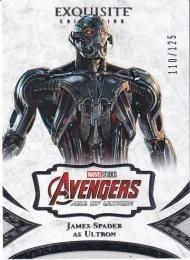 2021 Upper Deck Marvel Black Diamond  James Spader as Ultron Exquisite Collection 110/125