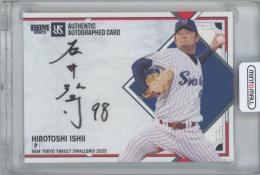 2025 BBM 東京ヤクルトスワローズ / 石井弘寿 OBコーチ直筆サインカード 【24/55】