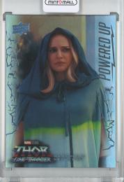 2023 UPPER DECK THOR: LOVE AND THUNDER Natalie Portman as Mighty Thor Powered Up/#PU-9