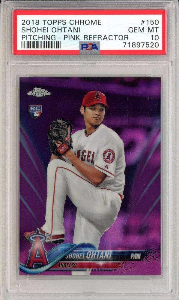 ミントモール / MINT 池袋店 / 2018 Topps Chrome Los Angeles Angels Shohei Ohtani Pink  Refractor PSA 10