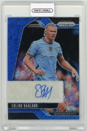 2024-25 Panini Prizm Premier League Erling Haaland Signatures Blue Shimmer Parallel【S-EN】 Manchester City