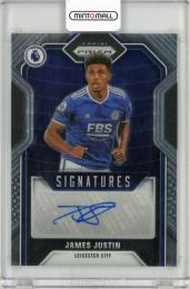 2021-22 PANINI PRIZM Premier League Signatures  James Justin