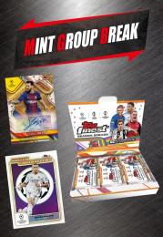 MINT GROUP BREAK グループブレイク 2024-25 TOPPS FINEST UEFA CLUB COMPETITIONS SOCCER HOBBY 1ケース #1 【ランダムティアドチーム式】