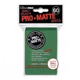 Ultra・PRO 小型サイズカード用 デッキプロテクタースリーブ PRO-MATTE グリーン(約62×89mm)[60枚入り]