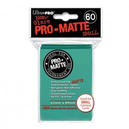 Ultra・PRO 小型サイズカード用 デッキプロテクタースリーブ PRO-MATTE アクア(約62×89mm)[60枚入り]