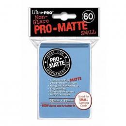 Ultra・PRO 小型サイズカード用 デッキプロテクタースリーブ PRO-MATTE ライトブルー(約62×89mm)[60枚入り]
