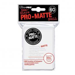 Ultra・PRO 小型サイズカード用 デッキプロテクタースリーブ PRO-MATTE ホワイト(約62×89mm)[60枚入り]