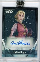 2021 TOPPS Star Wars Signature Series  Anna Graves as Satine Kryze Autographs Black #AAG2【2/5】 star wars