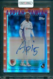 2025 TOPPS J.LEAGUE アピアタウィア久 直筆サイン入りカード【17/25】 京都サンガ F.C.