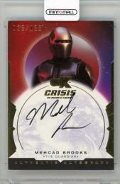 2022 CZX Crisis on Infinite Earths Mehcad Brooks as The Guardian Autographs #MBTG【038/125】